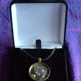 Amulet with Amethyst crystal 1