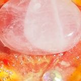 Amulet with Rose quartz crystal